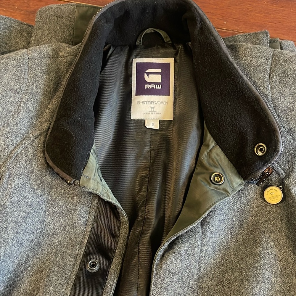 G Star Raw grey cape like new